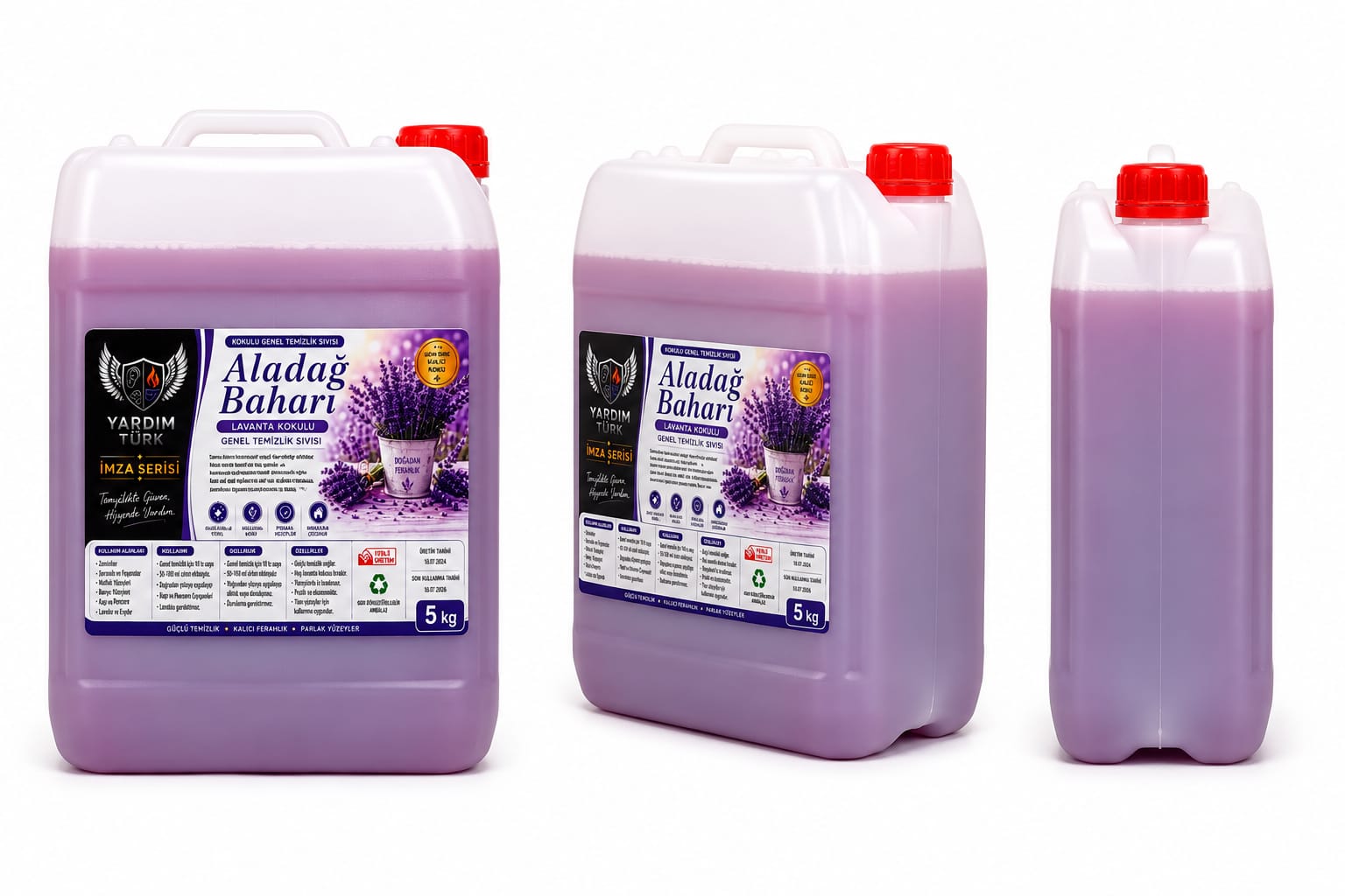 Aladağ Baharı Lavanta Kokulu Genel Temizlik Sıvısı – 5 Kg